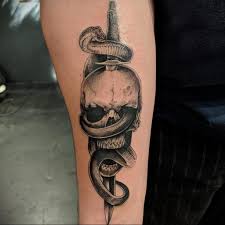 Snakes are symbols of birth, magic and renewal. Snake And Dagger Tattoo 27 12 2019 023 Dagger Tattoo Tattoovalue Net Tattoovalue Net