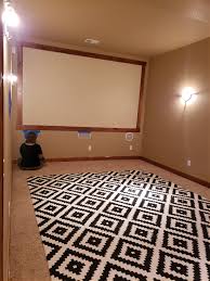 Paint And Texture In The Media Room Eclectic Twist Make sure that the paint is suitable for the room that is being painted. paint and texture in the media room