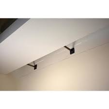 Federal Brace Floating Shelf 10 In Steel Support Rod 32136 The Home Depot