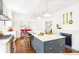 Ikea Cabinets Island Farrow And Ball Downpipe Paint Brass Hardware Fireplace Mantel Range Hood Ikea Pendan Kitchen Installation Kitchen Redo Ikea Kitchen Units