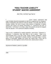 Yoga Liability Waiver Form Create And Download Free Templates Template Sumo Liability Waiver Teaching Yoga Yoga