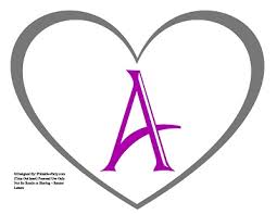 Many foods that begin with the letter z come from outside the united state. Large Printable Heart Shaped Alphabet Letters A Z Heart Letters For Banners