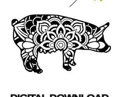 Download Image Result For Mandala Pig Mandala Image Cricut