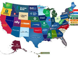 This Map Shows The Biggest Bank From Every State In 2020 States Map Fifty States