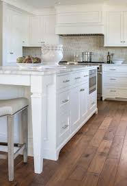 Beautiful Kitchen With Cabinets Painted Benjamin Moore Simply White Accented With Brushed Nickel Pulls Kitchen Design White Kitchen Design Kitchen Inspirations