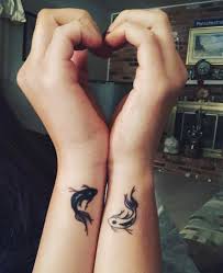 Fish Design Sister Tattoo Ideas Twin Tattoos Sister Tattoos Bff Tattoos
