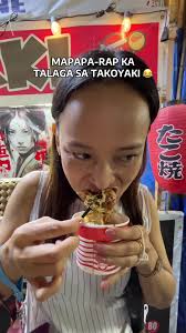 Mapapa-rap ka talaga sa Takoyaki 😂 #lingayen #lingayenbaywalk #pangasinan  #streetfoods #foodtrip