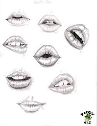 How to draw a japanese geisha step by step. How To Draw Lips Girl