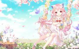 Baracuda la di da nightcore mix hd youtube cute anime wolf. Wallpaper Fantasy Anime Girl White Wolf Blonde Sword Cape Long Hair Wallpapermaiden