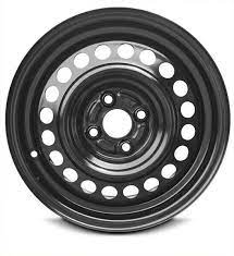 15 black factory replacement wheel fits 10 14 honda fit 15x5 5 4x100 45mm roadready honda fit replacement wheels steel rims