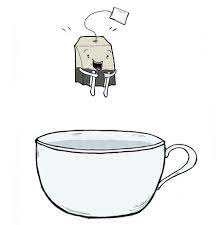 Jumping Tea Bag Happy Tea Tea Art Tea