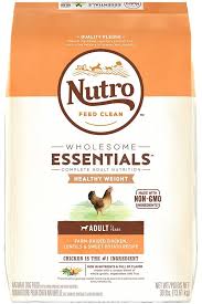 After all, a healthy dog means a long and happy life together. Nutro Wholesome Essentials Adult Healthy Weight Dry Dog Food All Breed Sizes 30 Pounds