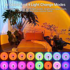 Sunset Projection Lamp with 16 Colors, Remote Control, & Mood Room Sunlight  for Bedroom - Walmart.com