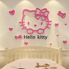 Hello kitty room designs with a twist of elegance. Hello Kitty Walls Stickers 3d Wall Stickers Online Mirror Design Glass Removable Small Wall Stickers For Kids Room House Decals House Wall Stickers From Happyfamilyalike 6 86 Dhgate Com
