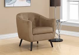 Costway hw64114bk massage recliner chair with footrest. Monarch Accent Chair Light Brown Mosaic Velvet Duplex Furniture