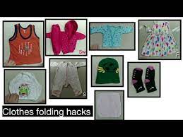How To Fold Baby Clothes 12 Baby Clothes Hacks Easy Way To Fold Clothes For Babies Youtube