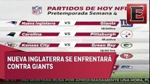Los juegos con apuesta estan prohibidos para menores de edad. Partidos De Hoy De La Nfl Youtube