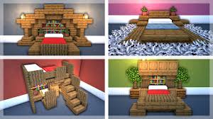 Finally, on the last level, there is a small corner that can be used as a reading nook. 10 Awesome Bed Designs For Your Minecraft Bedroom Youtube