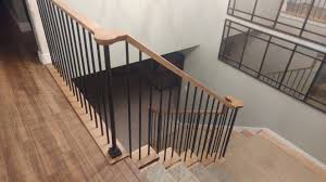 Your deck would look more massive with dense railings with a lot of balusters, or it could look smaller if your railings are light and low. Salt Lake City Utah Custom Stair Railings And Banisters