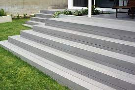 Composite Deck Stairs Composite Wood For Stairs Deck Stairs Building A Deck Composite Decking