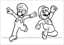 Malvorlagen Super Mario Luigi Coloring And Malvorlagan