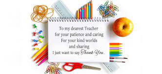 A handmade card will surely show that you went the extra step for your teacher. Thank You Notes For Teachers Teacher Thank You Notes