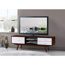 Techni Mobili Retro Wood Veneer 65 Rdquo Tv Stand With Storage Tv Stand With Storage Retro Tv Stand Tv Stand Wood