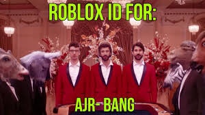 This song has 213 likes. Ajr Bang Roblox Music Id Code January 2021 Youtube