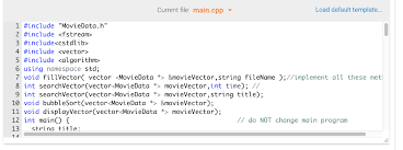 When a vector is passed to a function, a copy of the vector is created. Code In C 19 4 Movie Data Vector Of Pointers T Chegg Com
