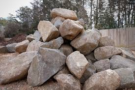 With such a wide selection of landscaping stones & pavers for sale, from brands like garden molds, furniture barn usa, and featherock, you're sure to find something that you'll love. Decorative Boulders Charlotte Nc Lanier Material Sales Landscaping Materials Mulch Stone Wood Chips Gravel Charlotte Pineville And Mt Holly
