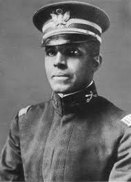Frederick C. Branch, of Charlotte, NC, was the first African American to be  commissioned in the Marine Corps, his wife is pinning