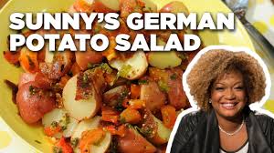 Place eggs in small sauce pan, cover with cold water, cover pan and place over high heat until just before boiling. How To Make German Potato Salad With Sunny Anderson The Kitchen Food Network Youtube