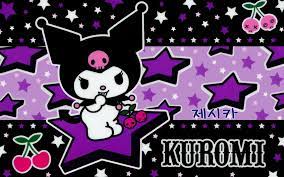 Purple Kuromi By Momocchi On Deviantart Hello Kitty Wallpaper Emo Wallpaper Kitty Wallpaper