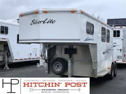 Browse horse trailers, or place a free ad today on horseclicks.com 2005 Silverlite 2 Horse Slant