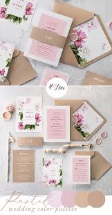 Pastel Wedding Colors For Spring And Summer 2018 Romantic And Delicate Shades With Addition Wedding Invitations Diy Pastel Wedding Colors Wedding Invitations