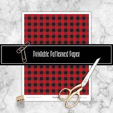 But enough to give a decent and visible border area. Buffalo Plaid Free Printable Patterned Paper Scrapcraftastic Buffalo Plaid Birthday Christmas Scrapbook Paper Lumberjack Birthday Party