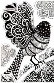 Adult chicken coloring vectors (195). Chicken 2 Birds Adult Coloring Pages