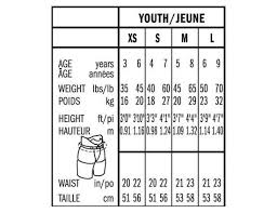 particular bauer clothing size chart youth pant size chart