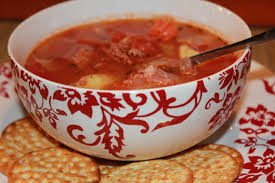 Corned beef and cabbage is high on the list of favorites. Kel S Corned Beef And Cabbage Soup Ninja Style Kel S Cafe Of All Things Food
