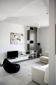 Apartment Black And White Theme House Going For An American Psycho Type Feel Apartment Interior Apartment Interior Design Minimalist Living Room Furniture