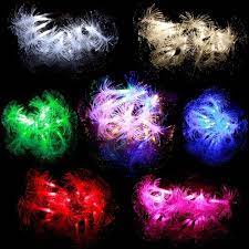 Add 2 or more of these garlands for extra fill and color in your real or artificial holiday trees. 10led Battery Powered Morning Glory Fiber Optic Led String Fairy Light Night Lamp Christmas Wedding Garland Decoration Festoon Lamp Christmas Christmas Weddingfairy Lights Aliexpress