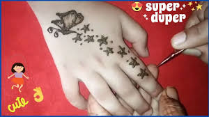Very Easy And Cute Butterfly Mehndi Design For Kids Hands Baby Girl He In 2020 Mehndi Designs Mehndi Designs For Kids Henna Designs
