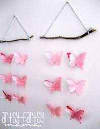 Butterfly Wall Hanging Wall Hanging Crafts Butterfly Mobile Wall Hanging