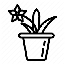 Flowers Plants Pot Rose Vase Icon Easy Doodle Art Simple Doodles Flowers