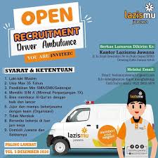 Home » lowongan kerja » lowongan kerja driver get indonesia terbaru. Lowongan Kerja Driver Ambulance Lazismu Juwana Pati Lowongan Rembang