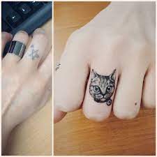 Cover Up Finger Tattoo Of A Small Cat Finger Tattoos Cover Up Finger Tattoos Hand And Finger Tattoos