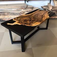 Black River Epoxy Dining Table In 2020 Wood Table Resin Table Wood Table Design