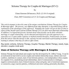 Schema Therapy Connect Talk