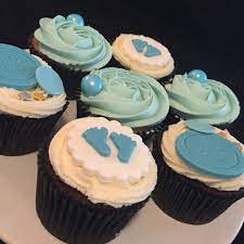 Transcript i'm going to show you how to make cupcakes for a baby boy shower. Baby Boy Shower Cupcakes