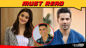 The biggest romantic number of the season is here! When Varun Dhawan Got Cheeky With Alia Bhatt Akshay Kumar Joined In Iwmbuzz